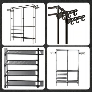 Вешалка для одежды, стоящая двойная полка, большая спальня зала