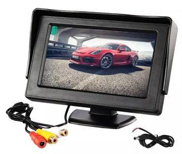 MONITOR LCD 4,3’’ KAMERA COFANIA PARKOWANIA