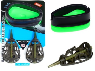 ZESTAW KOSZYCZKÓW 2x KOSZYK ARC 30g + FOREMKA DO METODY PODAJNIKA METHOD