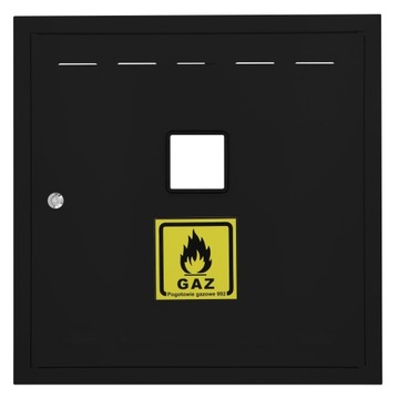DRZWICZKI GAZOWE DRZWI REWIZYJNE 60x60 CZARNE MAT
