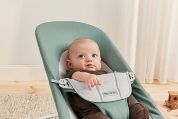 СТУЛ BABYBJORN BALANCE SOFT 2IN1 СТУЛ ТКАНЫЙ/ДЖЕРСИ ЗЕЛЕНЫЙ/СЕРЫЙ