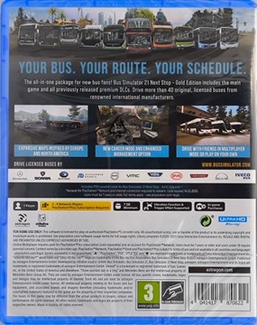 BUS SIMULATOR 21 NEXT STOP GOLD EDITION / NOWA / PO POLSKU / PS5