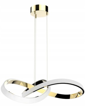 LAMPA WISZĄCA SUFITOWA PLAFON LED NOWOCZESNA GOLD