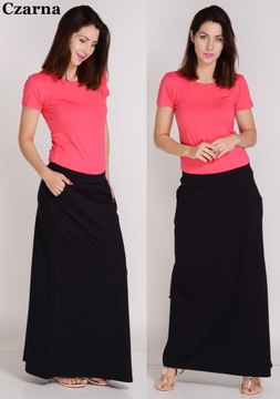 ДЛИННАЯ ЮБКА МАКСИ С КАРМАНАМИ, прямая - ЦВЕТА