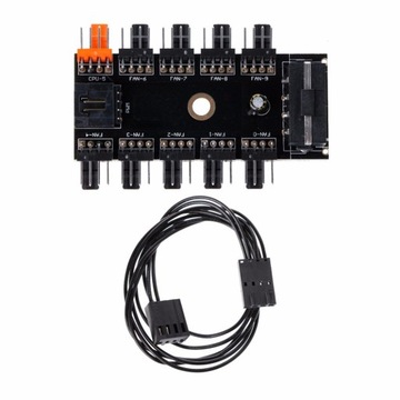 EVA dwustronne IDE Molex od 1 do 10 Way PWM wentyl