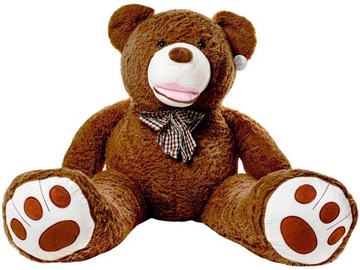 DUŻY WIELKI MIŚ PLUSZOWY PLUSZAK PRZYTULANKA 220CM AMIGO BRĄZOWY