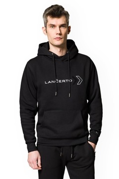 Bluza Męska z Kapturem Czarna Laney Lancerto 3XL