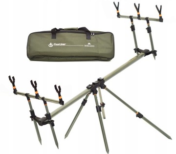 STOJAK MIKADO ROD POD NA 3 WĘDKI THREELINER GRATIS