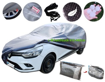 POKROWIEC na Auto PRZECIWGRADOWY 14mm r. M hatchback 410-440cm |Antygradowy