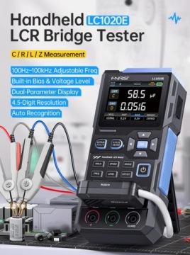 FNIRSI LC1020E тестер электронных компонентов цифровой LCR мост