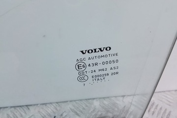 SKLO (OKNO) LEVÝCH PŘEDNÍCH DVEŘE VOLVO C30 43R00050 1.6L DIESEL 80KW 2008