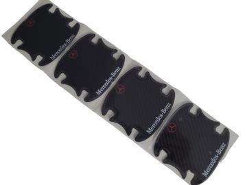 Naklejki ochronne pod klamkę do Mercedes Carbon