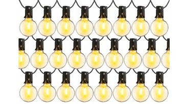 24X LAMPKI SOLARNE Z PANELEM OKRĄGŁĘ DO OGRODU NA PRZYJĘCIA CIEPŁE ŚWIATŁO