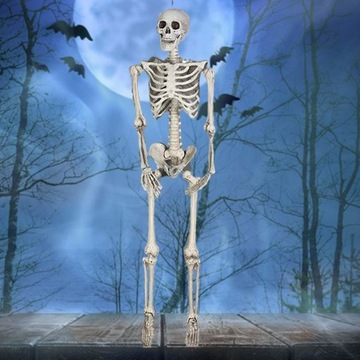 Хэллоуин украшение скелета 165 см подвижные суставы скелетов всего тела