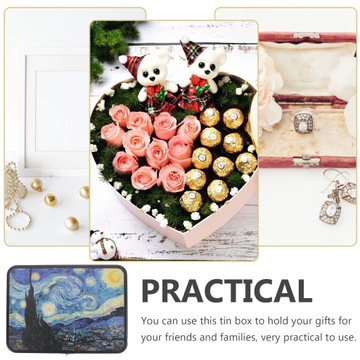 Ключевой контейнер сундук с сокровищами металлический