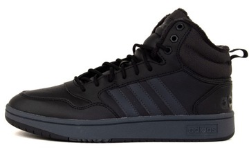 BUTY ADIDAS MĘSKIE HOOPS 3.0 GW6421 CZARNE