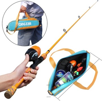 РЫБАЛОЧНЫЙ НАБОР ДЛЯ ДЕТЕЙ, НАУЧАЮЩИЙСЯ РЫБАЛКЕ, АКСЕССУАРЫ ДЛЯ УДОЧКИ, ПРИМАНКА