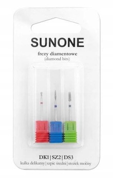НАБОР АЛМАЗНЫХ ФРЕЗ SUNONE 3 ШТ. DK1/DSZ2/D