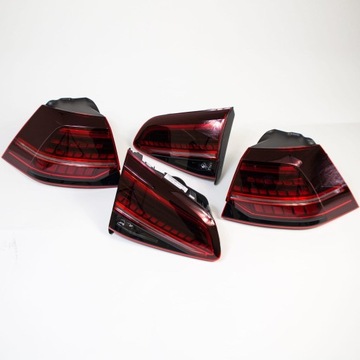 ФОНАРИ ЗАДНИЕ светодиодные АНИМИРОВАННЫЕ VOLKSWAGEN GOLF VII FL ORIGINAL 5G1052200C