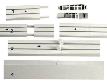 Потолочный карниз из ПВХ с двойной направляющей + КРЫШКА.