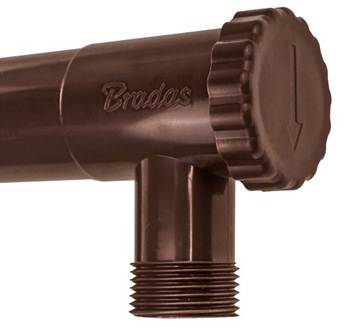 СБОРНИК ДОЖДЕВОЙ ВОДЫ ДОЖДЕВОЙ УЛОВИТЕЛЬ 80 ММ С КЛАПАНОМ КОРИЧНЕВЫЙ