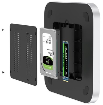 Концентратор MC25PRO M.2 NVMe NGFF SSD SATA 2,5 дюйма Mac Mini M1 M2 Studio USB 3.0 SD