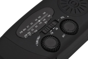АВАРИЙНЫЙ ФОНАРЬ CRANK RADIO SOLAR POWERBANK
