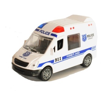 Auto policja napęd otwierane drzwi 12 cm