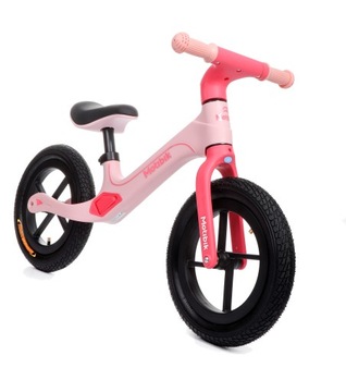 Różowy rowerek biegowy dziecięcy Lenny-05 Jeździk