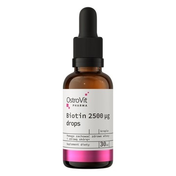 OstroVit Pharma Biotyna 2500 µg w kroplach 30 ml