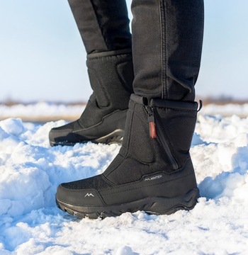 #ET99 śniegowce męskie BUTY ZIMOWE MĘSKIE r. 39