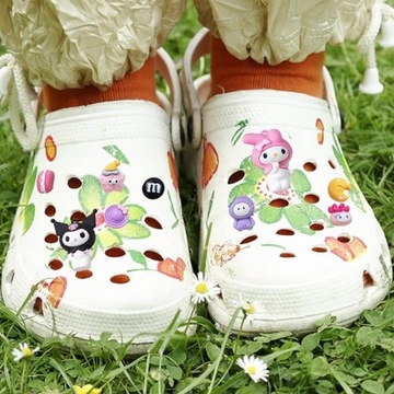 Декоративные булавки для обуви, набор KuroMi - разноцветный
