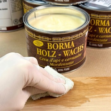 WOSK PSZCZELI DO DREWNA MEBLI BORMA WACHS 500ML - CIEMNY ORZECH