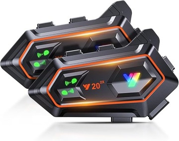 WANNTO Para interkomu motocyklowego