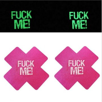 Women Invisible Nipple Cover Letter Print Breast