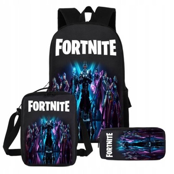 FORTNITE ZESTAW PLECAK SZKOLNY TORNISTER PIÓRNIK