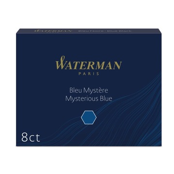 Картриджи Waterman сине-черные стандартные, 8 шт.