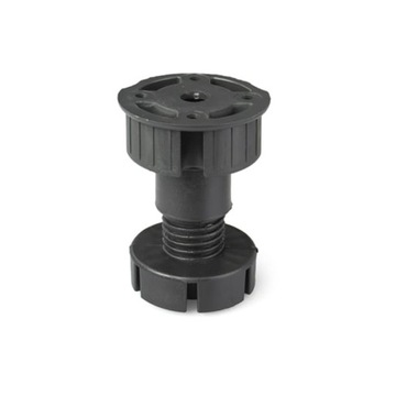 NOGA NÓŻKA STOPKA MEBLOWA KUCHENNA CZARNA H 60 MM