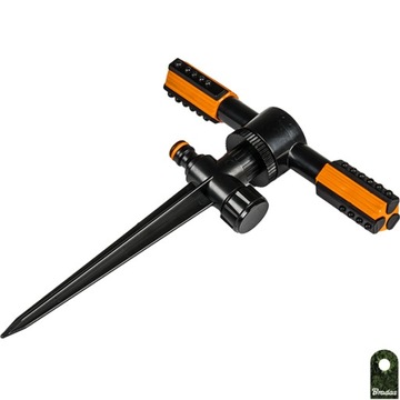 ZRASZACZ OGRODOWY WBIJANY 2-RAMIENNY DUO BRADAS