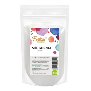 SÓL EPSOM KĄPIELOWA 1 kg BATOM
