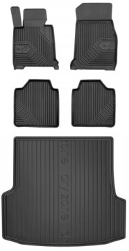 Set 77 Gumové rohože a rohože Bmw řady 3 Bmw F34 Gran Turismo od roku 2013