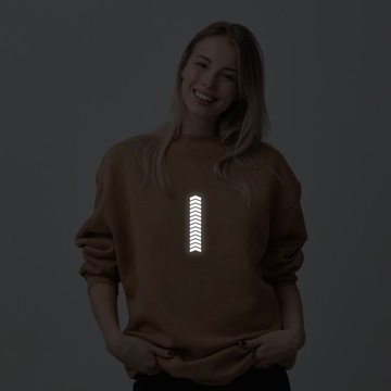 ODBLASKOWE naprasowanki na odzież STRZAŁKI