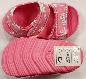 SANDAŁ SANDAŁY PIANKOWY LEKKI PIANKA NA BASEN OGRÓD R 24 W 15,00 CM