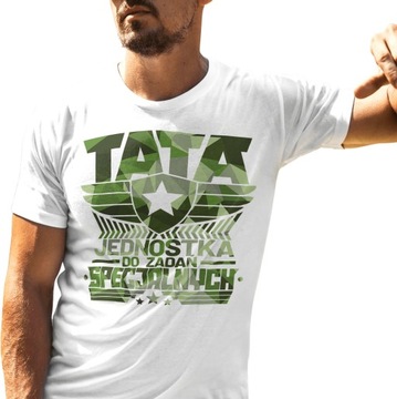 Koszulka T-shirt Na Prezent Dla Taty Dzień Ojca L