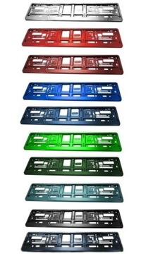 ХРОМИРОВАННАЯ РАМКА НОМЕРНОГО ЗНАКА, ХРОМИРОВАННАЯ, 2 ШТ.