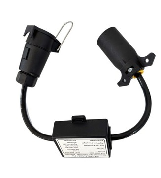 ADAPTER PRZEJŚCIÓWKA PRZYCZEPY 7 NA 7PIN ROZDZIELENIE PRZEWODU ŚWIATŁA TYL