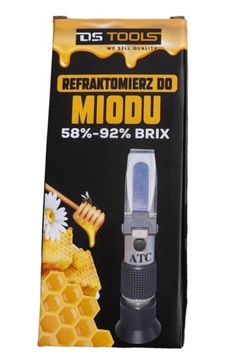 РЕФРАКТОМЕТР ДЛЯ МЕДА ИЗМЕРИТЕЛЬ САХАРА ATC ВОДА ПО BRIX СОДЕРЖАНИЕ МАСЛА КАЛИБРОВКА