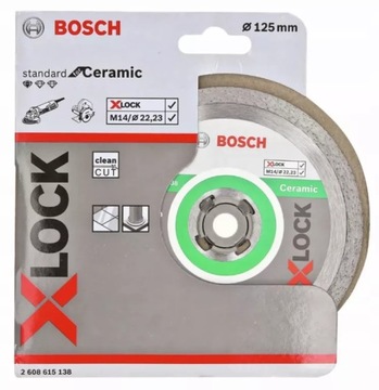 BOSCH TARCZA DIAMENTOWA 125MM CERAMIKA GRES X-LOCK