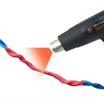 ТЕРМОУСАДОЧНАЯ РУБАШКА ЧЕРНАЯ ТЕРМОУСАДОЧНАЯ ТРУБКА 45 ММ / 22,5 ММ