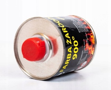 ТЕРМОСТОЙКАЯ КРАСКА ДЛЯ КАМИНОВ, 1Л, ЧЕРНАЯ, ПРОЧНАЯ